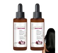 Siero per la crescita dei capelli con cipolla e rosmarino, siero per il cuoio capelluto, spray per la crescita dei capelli per donne con formula leggera, sieri nutrienti per il cuoio capelluto. 2