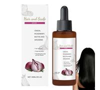 Siero per la crescita dei capelli con cipolla e rosmarino, siero per il cuoio capelluto, spray per la crescita dei capelli per donne con formula leggera, sieri nutrienti per il cuoio capelluto. 1