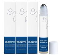 Siero per la crescita dei capelli,Con rullo per capelli crescere siero Roll-On,Essenza di cura dei capelli per uomo&donna,ispessimento e rinforzo,Creare capelli spessi