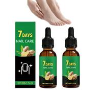 Siero per la cura delle unghie dello zenzero dell'albero del tè di 7 giorni - Olio per cuticole multiuso per crescita, riparazione e alimentazione | Adatto per unghie spesse, secche e rotte (2)