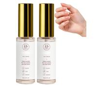 Siero per unghie per la crescita e la forza, indurente trasparente, siero per la cura delle unghie delle mani e dei piedi, facile da applicare per scheggiare le unghie, aiuta a crescere (2PCS)