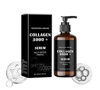 Siero rassodante ai peptidi, siero viso, agisce su rughe ed elasticità, siero idratante leggero con collagene, trattamento anti-età quotidiano per Pelle più tonica, 100 ml