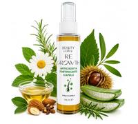 Siero Rinforzante Capelli Re-Growth per Uomini e Donne | Trattamento Anticaduta e Ricrescita, Con Serenoa Repens e Fieno Greco, Stimola la Crescita, Fortifica e Densifica