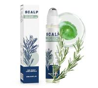 Siero roll on con Saw Palmetto, rosmarino, estratto di piselli per capelli più spessi e pieni, formula non grassa, 25 ml