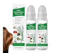 Siero roll-on per la crescita dei capelli con rosmarino, siero per capelli con più volume, sieri ad assorbimento rapido per addensare il capo/esso, sieri per dare densità al capo/esso. (2 pezzi)