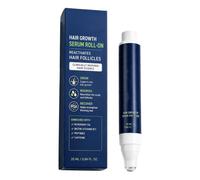Siero roll-on per la crescita dei capelli, sei principi attivi, formula vegetale, design con cuscinetto a sfera