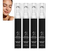 Siero schiarente contro le macchie marroni con applicatore a rullo, siero schiarente per il viso, essenze facciali leggere e non grasse, sieri idratanti per radiazioni (4PCS)