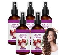 Siero spray per capelli con cipolla, biotina rosmarino, shampoo per la crescita dei capelli con biotina, per capelli più spessi. Spray rivitalizzante e voluminizzante per la cura dei capelli senza