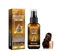 Siero spray per la cura dei capelli, 30 ml, siero per la crescita dei capelli, biotina, cura del cuoio capelluto per capelli pieni e più forti, estratti vegetali naturali, cura per capelli dirassanti