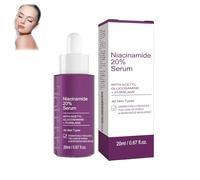 Siero viso 20% niacinamide, illuminante, migliora l'elasticità, idratante, antirughe, uniforma il tono della pelle, leviga le linee sottili, riduce la pigmentazione (1 pz)