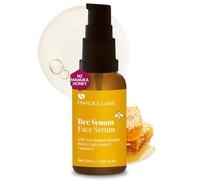 Siero viso al veleno d'api per viso e collo con miele di Manuka, estratto di Goji e vitamina E, formula a base vegetale, accuratamente formulato per mantenere la pelle giovane e sana
