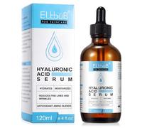 Siero Viso all’Acido Ialuronico per Viso e Occhi - Siero per il Viso di Lunga Durata, Illuminante, Antirughe e Antietà, Riduce l'aspetto di Secchezza, Linee Sottili 120ml