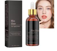 Siero viso contro l'invecchiamento della pelle, Youth Bliss Elixir siero rughe, con peptidi e collagene, essenza rassodante e idratante, siero lifting per pelle liscia e radiosa (1 pezzo)