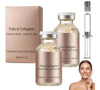 Siero Viso Coreano Lifting 30ML, Siero con Peptidi di seta e Collagene，2pc | Siero Coreano Effetto Lifting dalla Prima Applicazione, Trattamento Anti-Rughe, Idrata Profondamente e Riduce Rughe