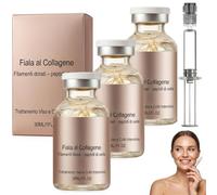 Siero Viso Coreano Lifting 30ML, Siero con Peptidi di seta e Collagene，3pc | Siero Coreano Effetto Lifting dalla Prima Applicazione, Trattamento Anti-Rughe, Idrata Profondamente e Riduce Rughe