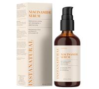 InstaNatural Siero Viso con 5% Niacinamide - Idratante con Vitamina B3 Anti-Aging per Pelle-Attenua Acne, Brufoli, Rughe, Linee Sottili, Macchie Scure, Macchie dell’Età e Iperpigmentazione, 60 ml