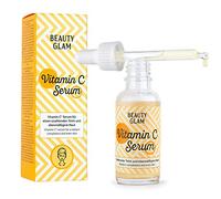 Siero viso per pelle brillante e carnagione - Vegano, senza silicone, senza coloranti e profumi, prodotto in Germania, BEAUTY GLAM - siero vitamina C - 1 x 30 ml