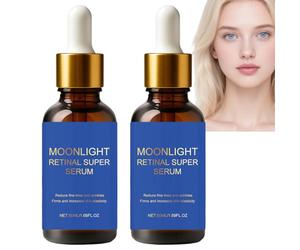 Siero viso retinico, retinaldeide, siero notturno per il viso, siero vitamina A per donne, siero levigante rassodante per una migliore struttura della pelle, leggero idratante anti-invecchiamento (2