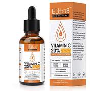 SIERO VISO VITAMINA C 20% Con Ingredienti Vegani Antietá, Antirughe e Antimacchie - Naturale & Biologico con Acido Ialuronico Puro per Collo, Décolleté e Contorno Occhi