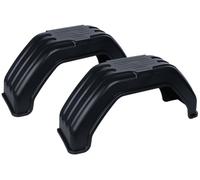 SIEROSŁAWSKI GROUP Set di due parafanghi da 13 a 14 pollici in PVC per rimorchio auto 710 x 200 mm passaruota piatti per un'eccellente protezione contro fango e sassi