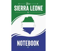 Sierra Leone Notebook: 6 x 9 College Ruled Journal Featuring the Sierra Leone Map Design in National Colors | 200 Pages