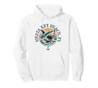 Siesta Key Beach FL - Design a Forma di squalo Felpa con Cappuccio