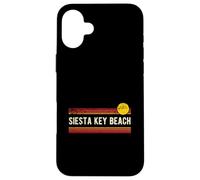 Siesta Key Beach Retro Vintage Tramonto Style Design Custodia per iPhone 16 Plus