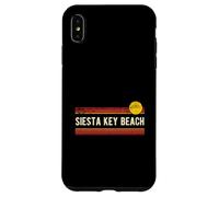 Siesta Key Beach Retro Vintage Tramonto Style Design Custodia per iPhone XS Max
