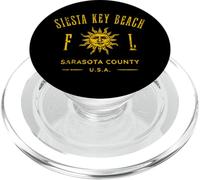 Siesta Key Beach - Souvenir vintage in stile invecchiato PopSockets PopGrip per MagSafe