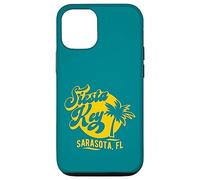 Siesta Key Sarasota Florida Siesta Beach, design retrò Custodia per iPhone 12/12 Pro