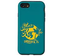 Siesta Key Sarasota Florida Siesta Beach, design retrò Custodia per iPhone SE (2020) / 7 / 8