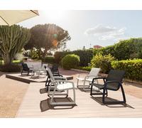 Siesta Poltrona Pacific Lounge Armchair art. 232 con struttura in polimero e scocca in polimero