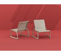 Siesta Sedia Pacific Lounge Chair art. 231 con struttura in polimero e scocca in polimero