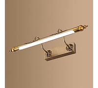 Siet Lampada Frontale per Specchio da Bagno a LED, Applique da Parete Regolabile in Acciaio Inossidabile, Luce per armadietto a Specchio, Illuminazione per Cornice con Cornice, luci da Bagno
