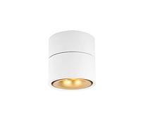 Siet Spotlight da soffitto da Interno Punto di Illuminazione a Montaggio a Superficie Regolabile, Downlight da soffitto a LED 7W, frigoriferi in Alluminio per i frigoriferi per Il corridoio da Cucina