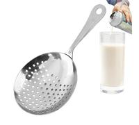 Sieve Spoon - Sieve Slotted Spoon |Steel Julep for Home Making Beverage Preparation Shaker Mixing Glass Party
