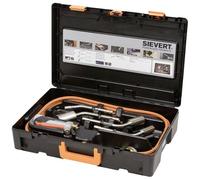 SIEVERT Set di 9 bruciatori termoretraibili Torch in metallo propano