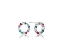 Sif Jakobs Jewellery 32002721 - Orecchini da donna in argento 925 con zirconi e Argento, colore: argento/multicolore., cod. SJ-E337-XCZ