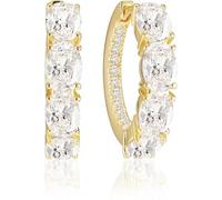 Sif Jakobs Jewellery 32025546 - Orecchini a cerchio da donna, in argento 925, misura unica, Argento sterling, Nessuna pietra preziosa