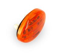 Sifam - Freccetta Freccia singola LED C.E Ovale Arancione 35 x 30mm moto scooter