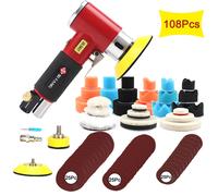 SIFANG Levigatrice pneumatica ad orbita casuale Mini rettificatrice pneumatica per lucidatura auto Lucidatrice per levigatura ad aria ad alta velocità