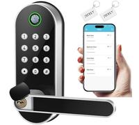 Sifely Serratura di ingresso senza chiave, Serratura della tastiera, Serratura senza chiave, Serratura della porta dell'impronta digitale, Serratura biometrica, Serratura della porta di ingresso della
