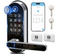 Sifely Smart Lock Serratura per porta senza chiave serratura per porta senza chiave serratura per porta con impronta digitale serratura biometrica per ingresso tastiera con codice serratura digitale
