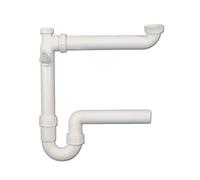 Sifone 1 1/2"X40mm Sifone Per Lavello Bianco