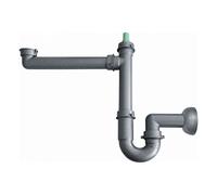 SIFONE 1 VIA PER LAVELLI 1 VASCA CON ATTACCO SCARICO LAVASTOVIGLIE 112.0048.206