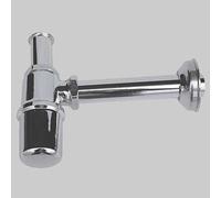 SIFONE A BOTTIGLIA CON CANOTTO E ROSONE 1'1/4 Ø 32 X 250 Sifoni Ottone