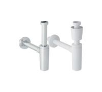 sifone Lavabo Geberit Universal con tubo sommerso uscita orizzontale d40 Bianco Alpino