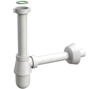 Sifone a bottiglia per lavabo da 1"1/4 Bianco