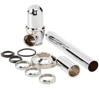 Ghidini Sifone a bottiglia 1"1/4 per lavabo in ottone cromato pesante senza piletta