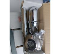 SIFONE A BOTTIGLIA S/PILETTA S18 OTTONE CROMATO INOX 1''